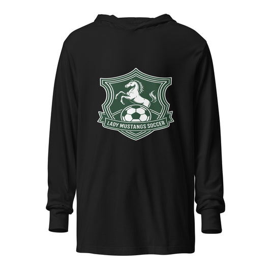Performance | Hooded Long Sleeve T Shirt | JFK Memorial Lady Mustang Soccer