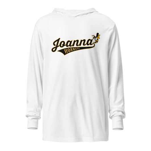 Performance | Hooded Long Sleeve T Shirt | Joanna Hornets | Script Logo