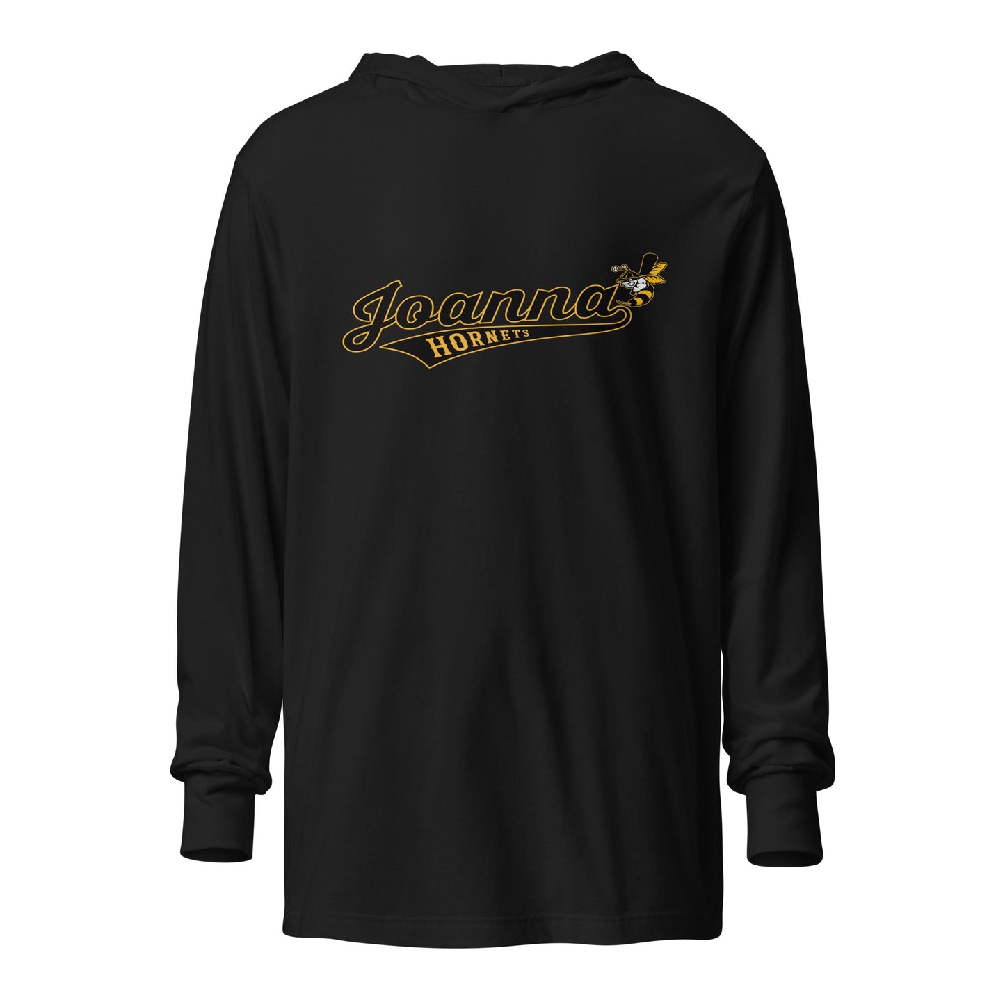 Performance | Hooded Long Sleeve T Shirt | Joanna Hornets | Script Logo