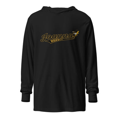 Performance | Hooded Long Sleeve T Shirt | Joanna Hornets | Script Logo