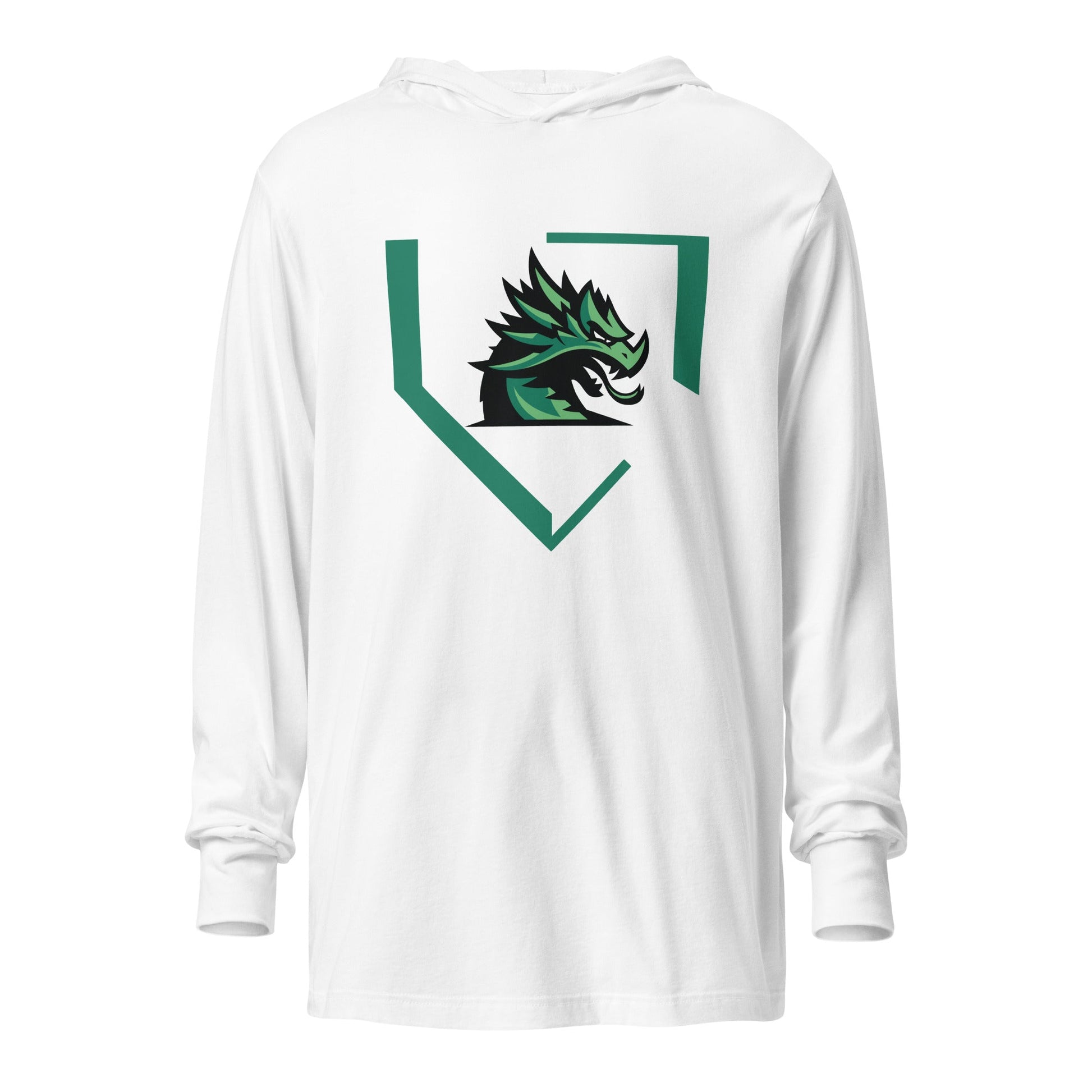 Performance | Hooded Long Sleeve T Shirt | John Cooper Baseball | Dragon Home Logo