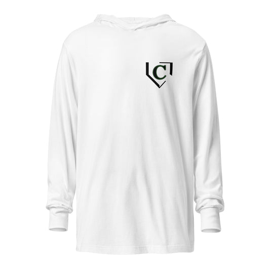 Performance | Hooded Long Sleeve T Shirt | John Cooper Baseball | Home C Logo