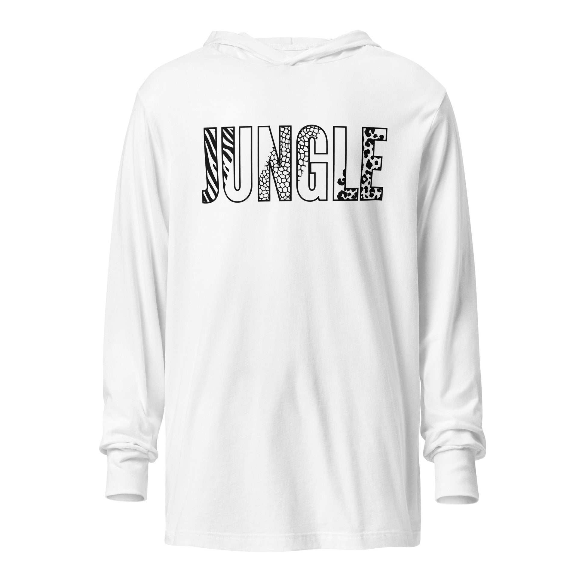 Performance | Hooded Long Sleeve T Shirt | Jungle Studios | Crest Logo