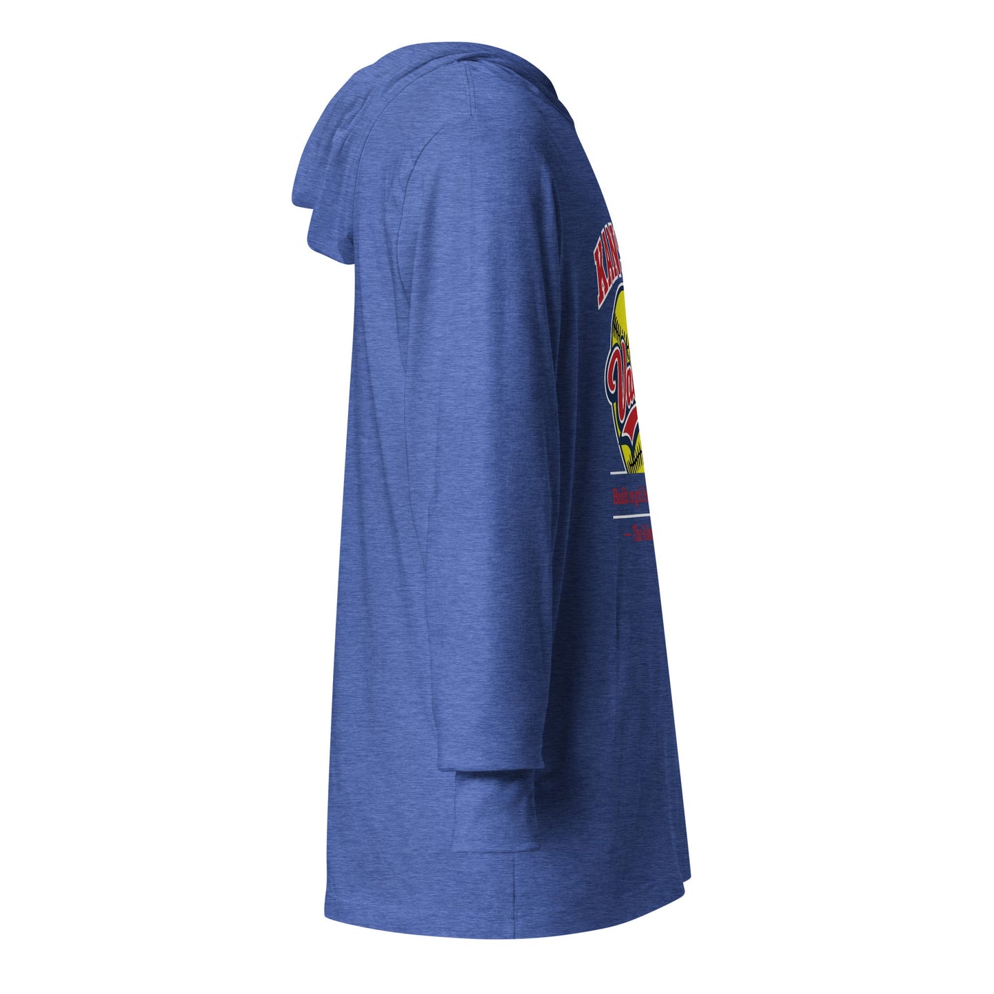 Performance | Hooded Long Sleeve T Shirt | Kansas Valor Fan Gear | The Standard Logo