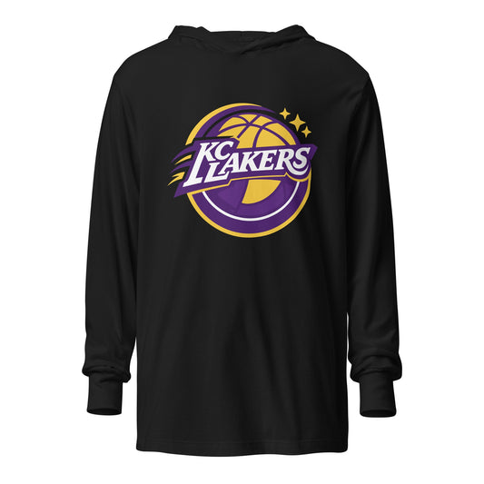 Performance | Hooded Long Sleeve T Shirt | KC LAKERS - TGTI | Crest Logo