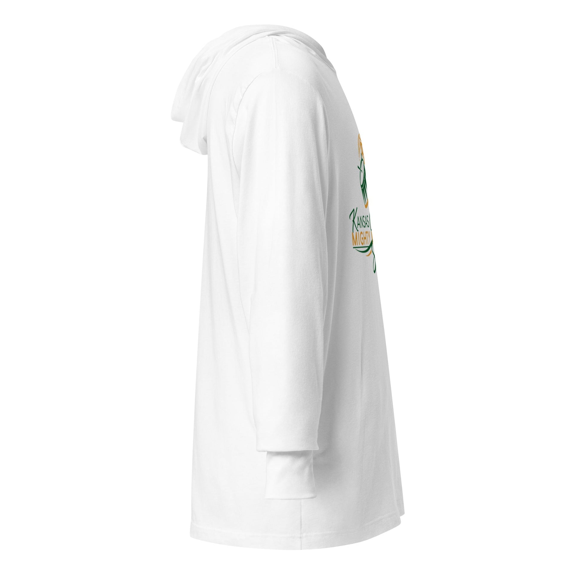 Performance | Hooded Long Sleeve T Shirt | KC Mighty Marching Steppers | Script Logo