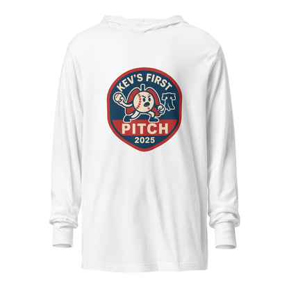 Performance | Hooded Long Sleeve T Shirt | Kev's First Pitch