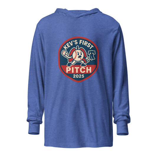 Performance | Hooded Long Sleeve T Shirt | Kev's First Pitch