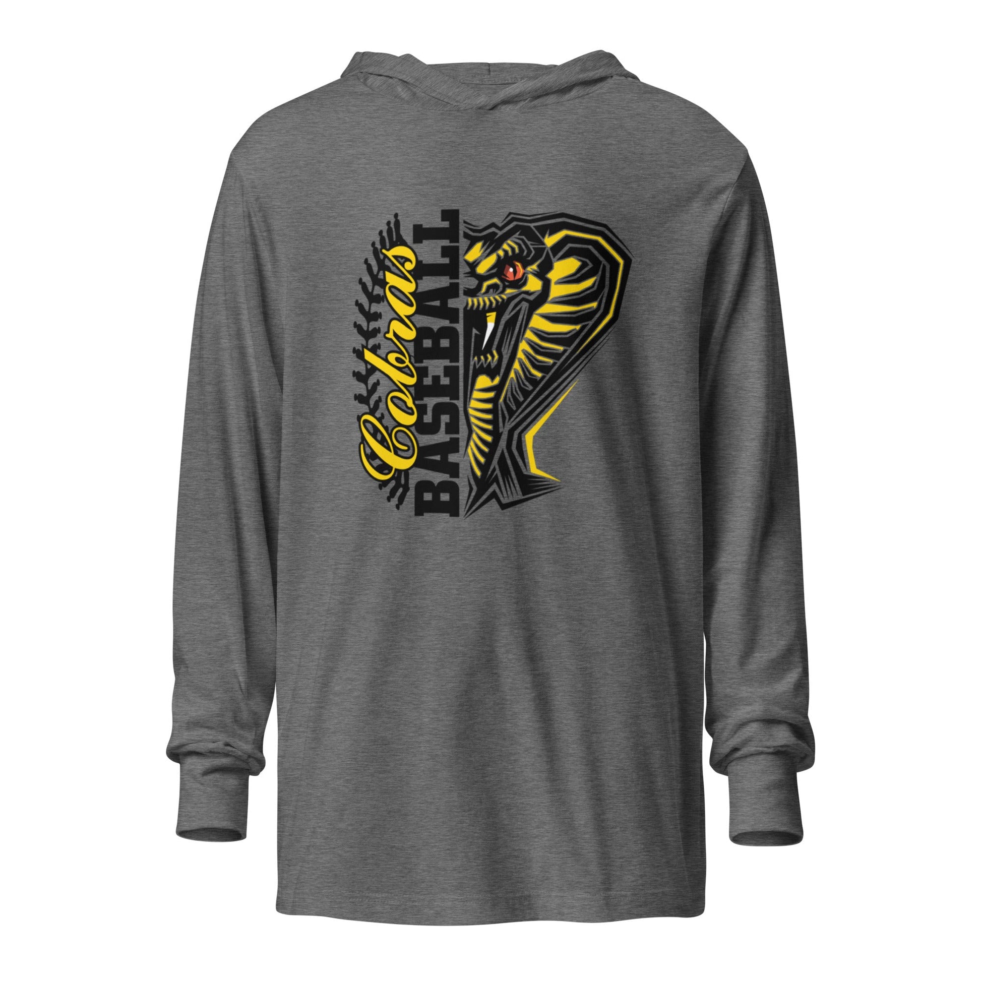 Performance | Hooded Long Sleeve T Shirt | Keystone Cobras | Fang Crest Logo
