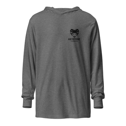 Performance | Hooded Long Sleeve T Shirt | Keystone Cobras | Serpent Icon Logo