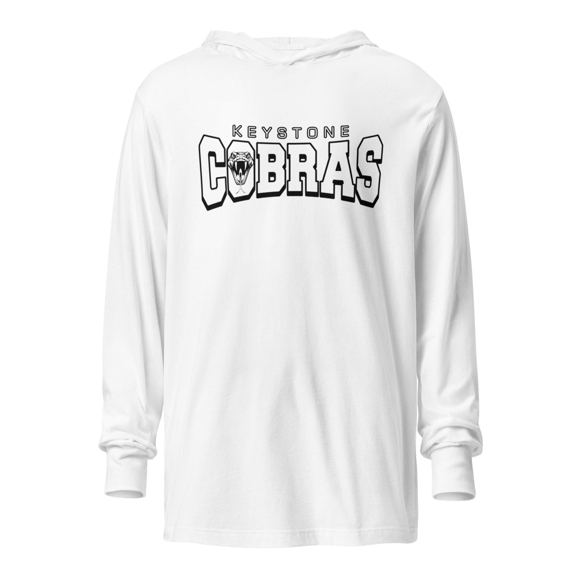 Performance | Hooded Long Sleeve T Shirt | Keystone Cobras | Snake Mark Logo