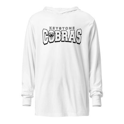 Performance | Hooded Long Sleeve T Shirt | Keystone Cobras | Snake Mark Logo