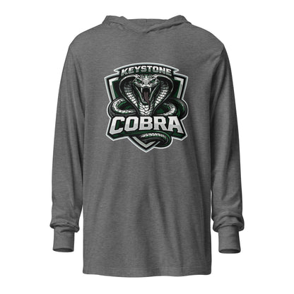 Performance | Hooded Long Sleeve T Shirt | Keystone Cobras | Venom Guard Logo