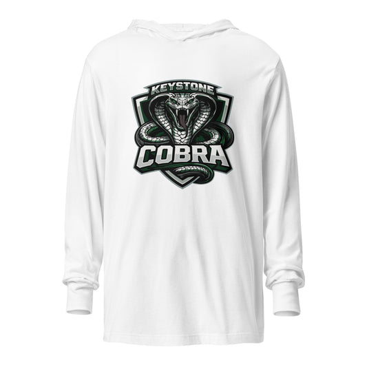 Performance | Hooded Long Sleeve T Shirt | Keystone Cobras | Venom Guard Logo