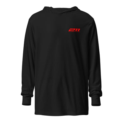 Performance | Hooded Long Sleeve T Shirt | Klein Motorsports | 211 Alt Logo