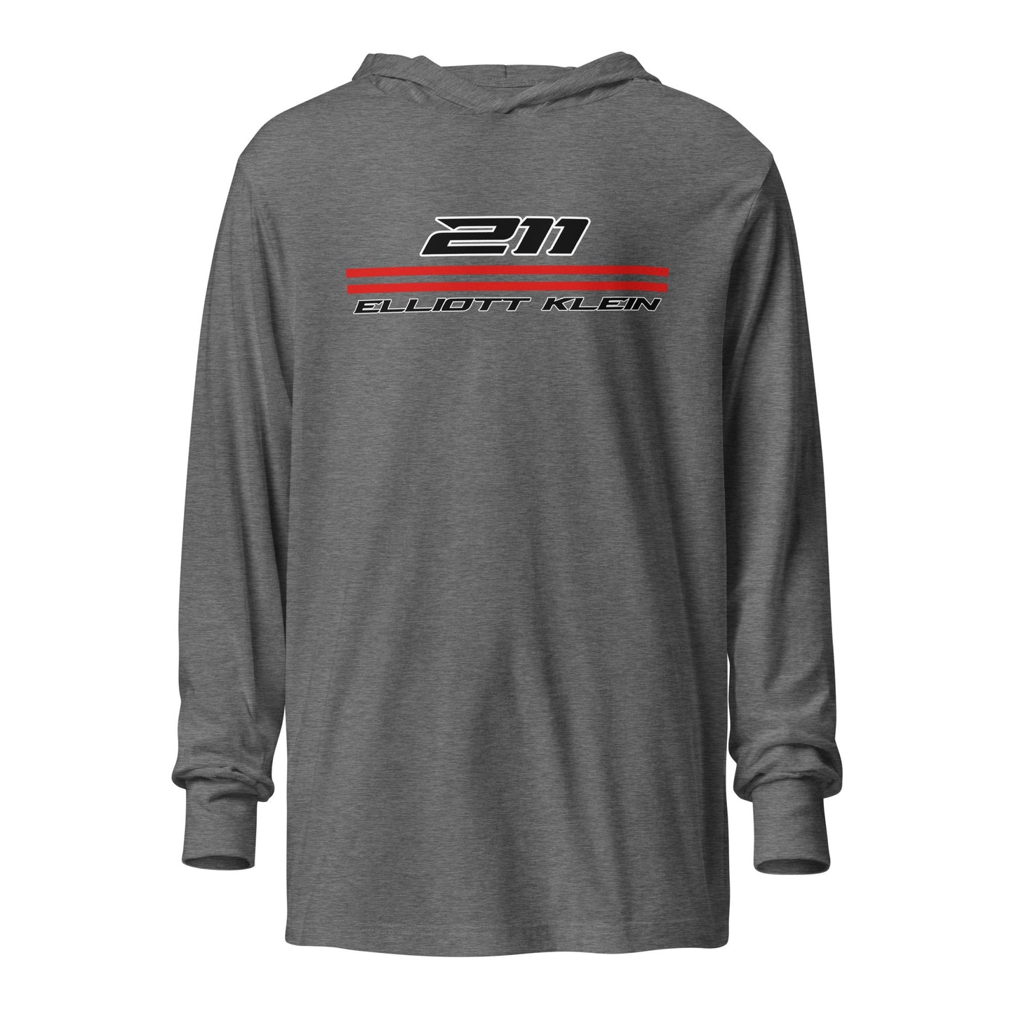 Performance | Hooded Long Sleeve T Shirt | Klein Motorsports | 211 Bars Logo