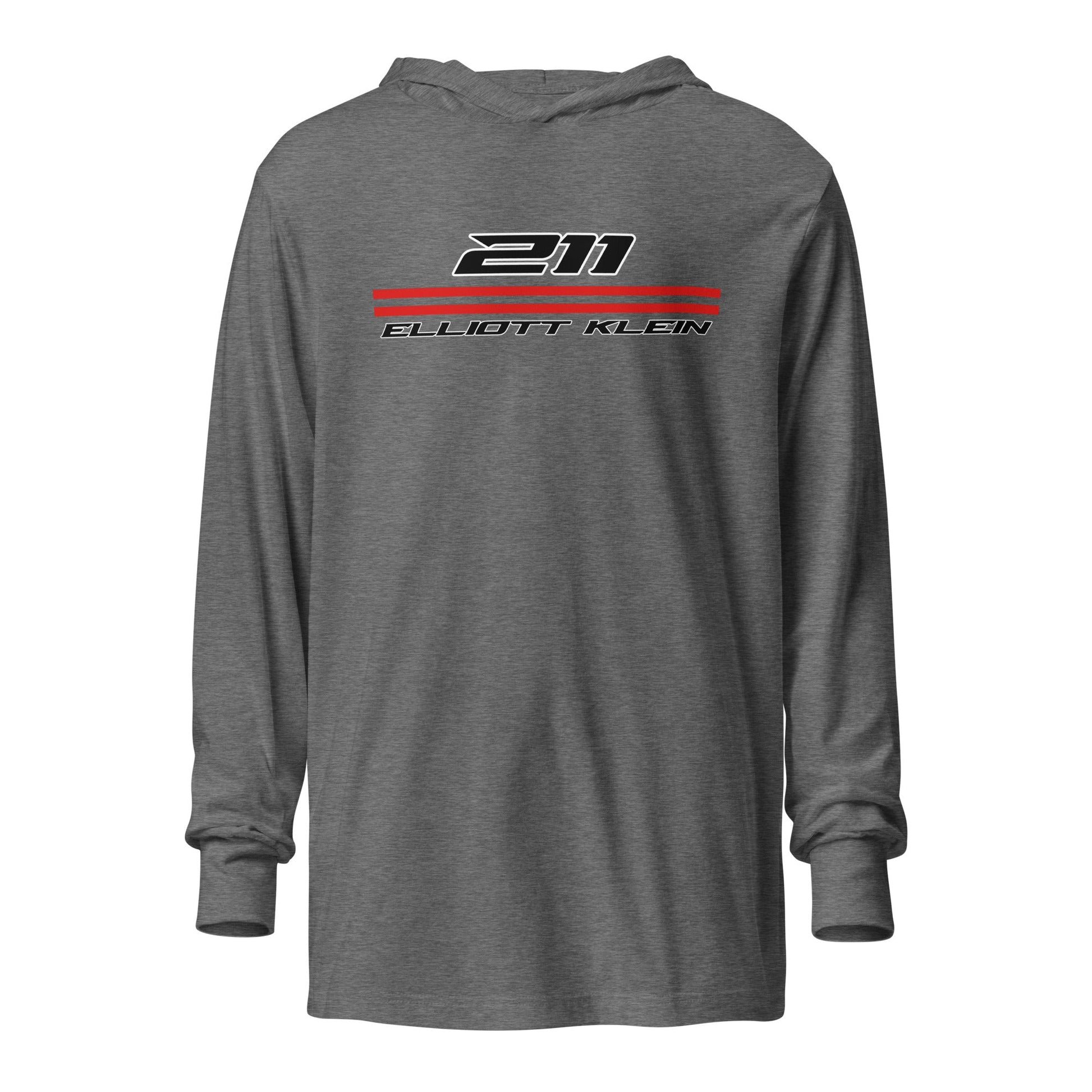 Performance | Hooded Long Sleeve T Shirt | Klein Motorsports | 211 Bars Logo