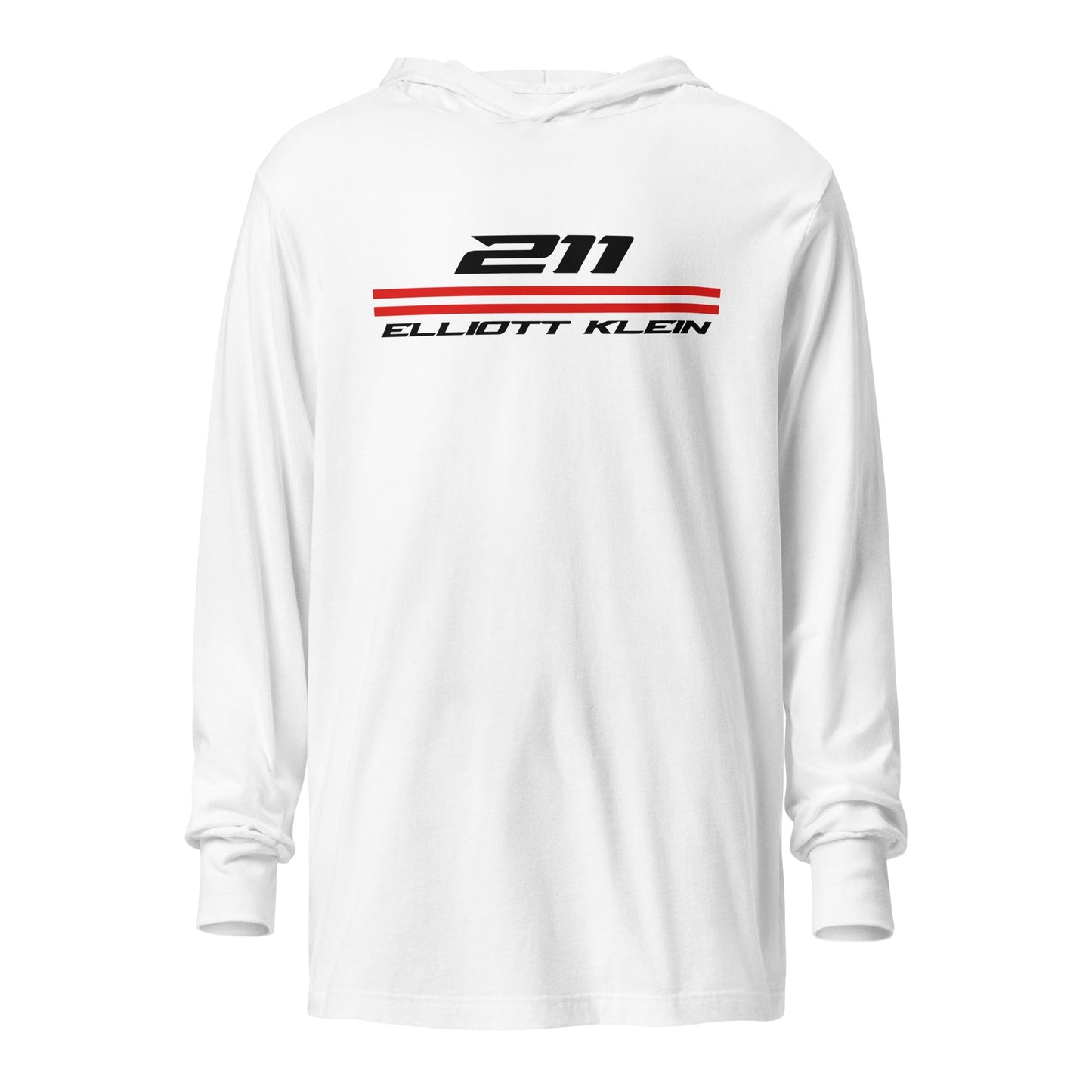 Performance | Hooded Long Sleeve T Shirt | Klein Motorsports | 211 Bars Logo