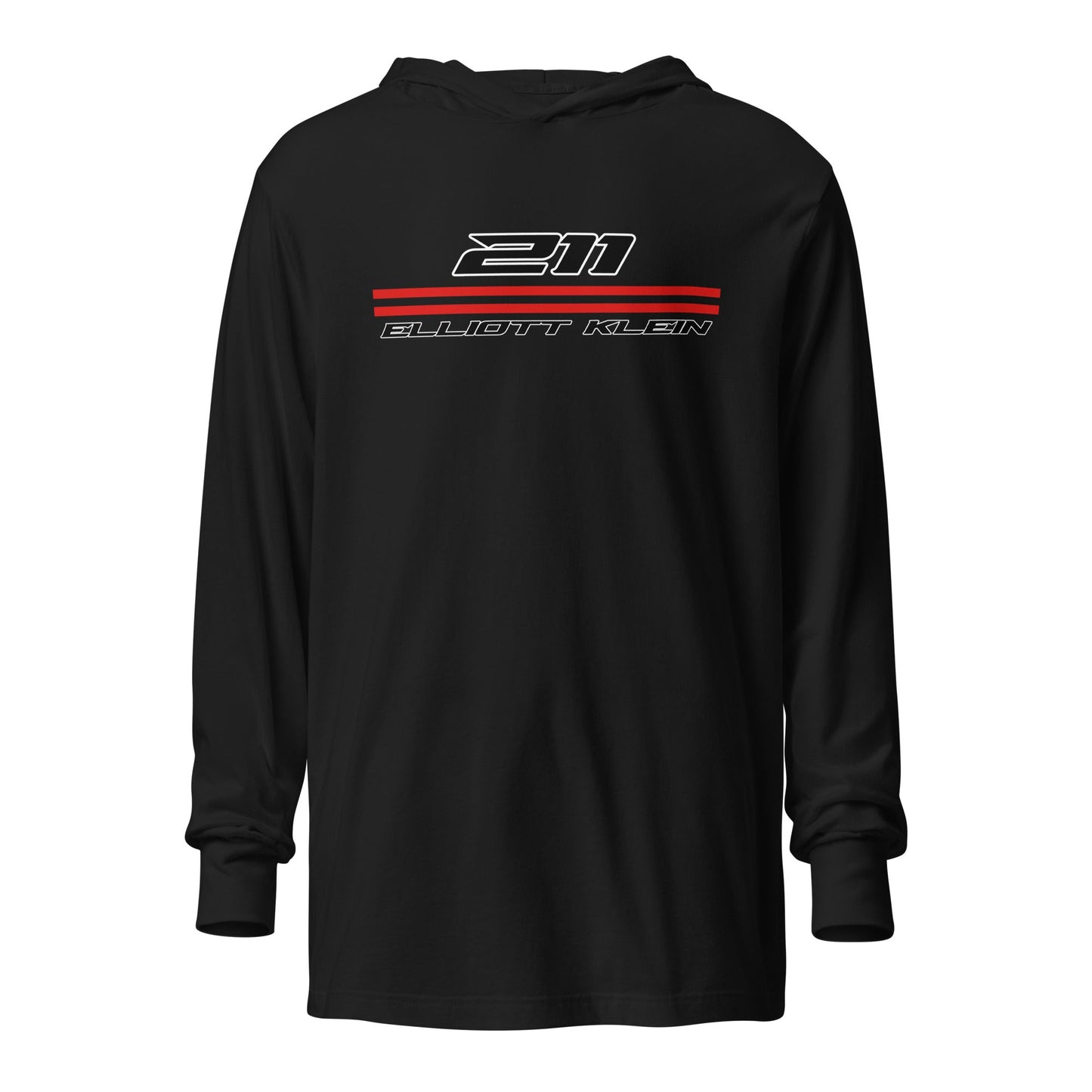 Performance | Hooded Long Sleeve T Shirt | Klein Motorsports | 211 Bars Logo