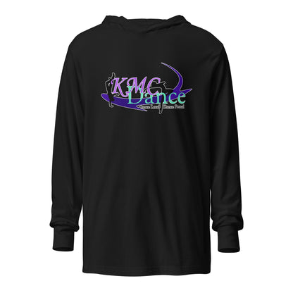 Performance | Hooded Long Sleeve T Shirt | KMC Dance & Gymnastics | Emblem Logo