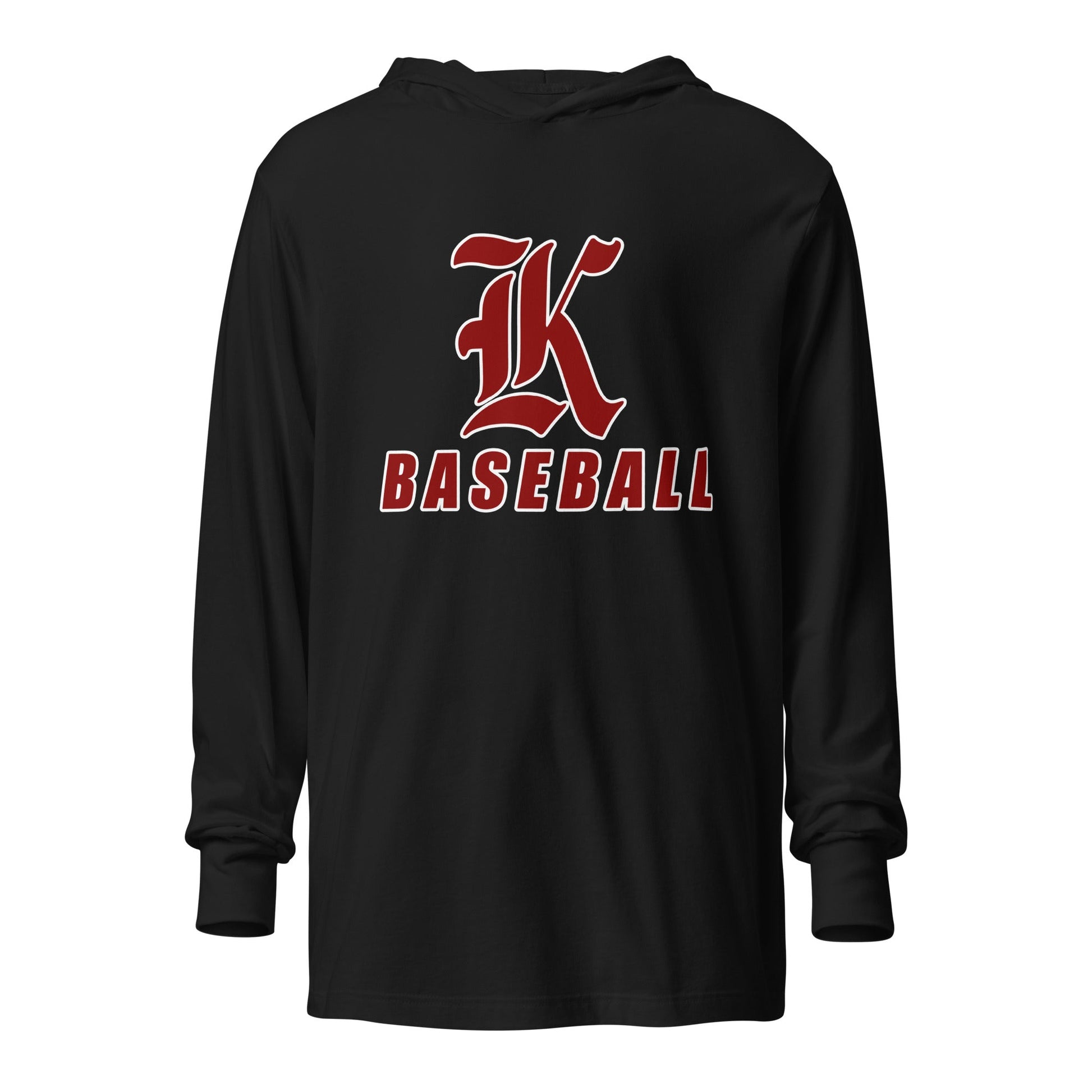 Performance | Hooded Long Sleeve T Shirt | Kofa Baseball Booster Club | Vanguard Logo
