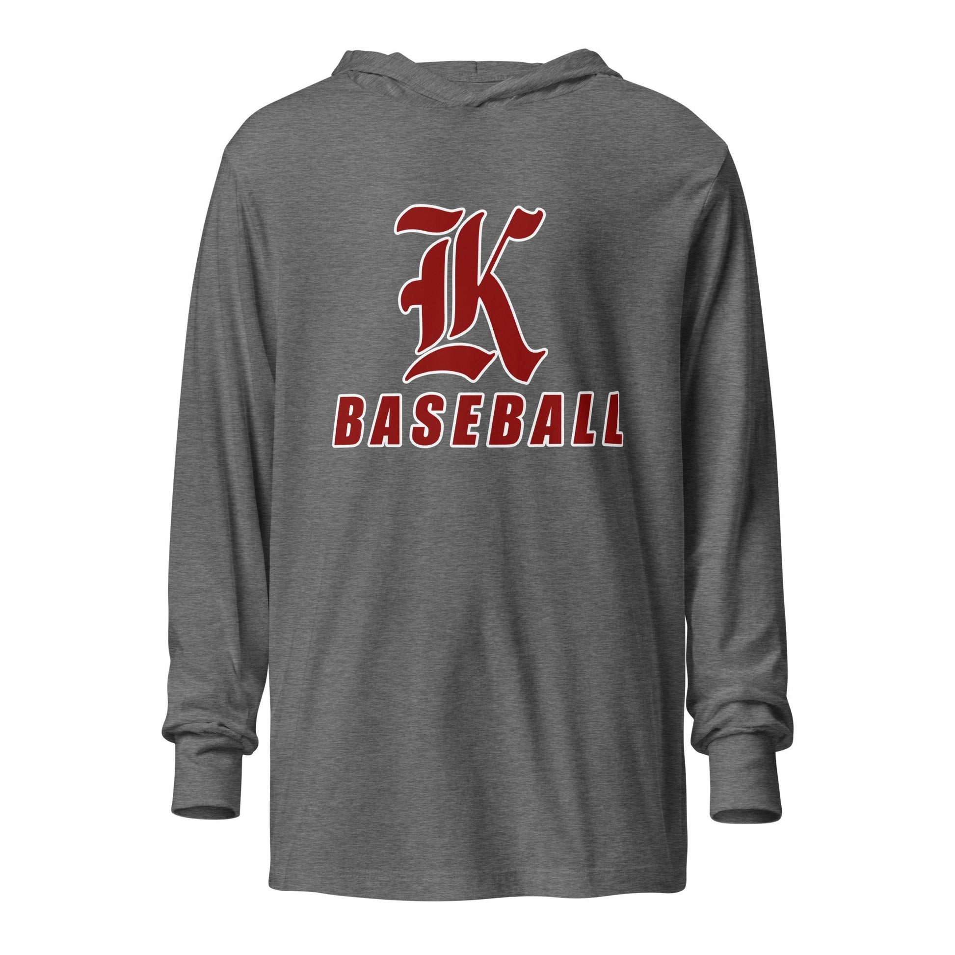 Performance | Hooded Long Sleeve T Shirt | Kofa Baseball Booster Club | Vanguard Logo