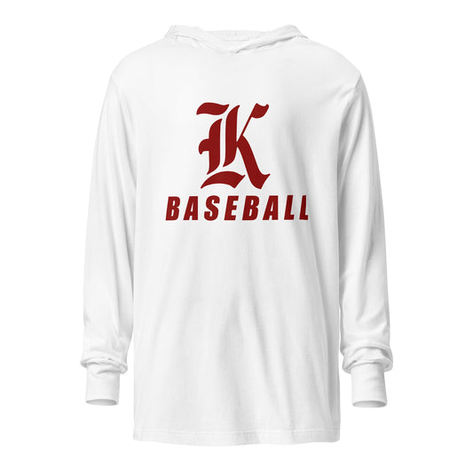 Performance | Hooded Long Sleeve T Shirt | Kofa Baseball Booster Club | Vanguard Logo