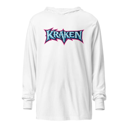 Performance | Hooded Long Sleeve T Shirt | Kraken Fastpitch | Script Logo