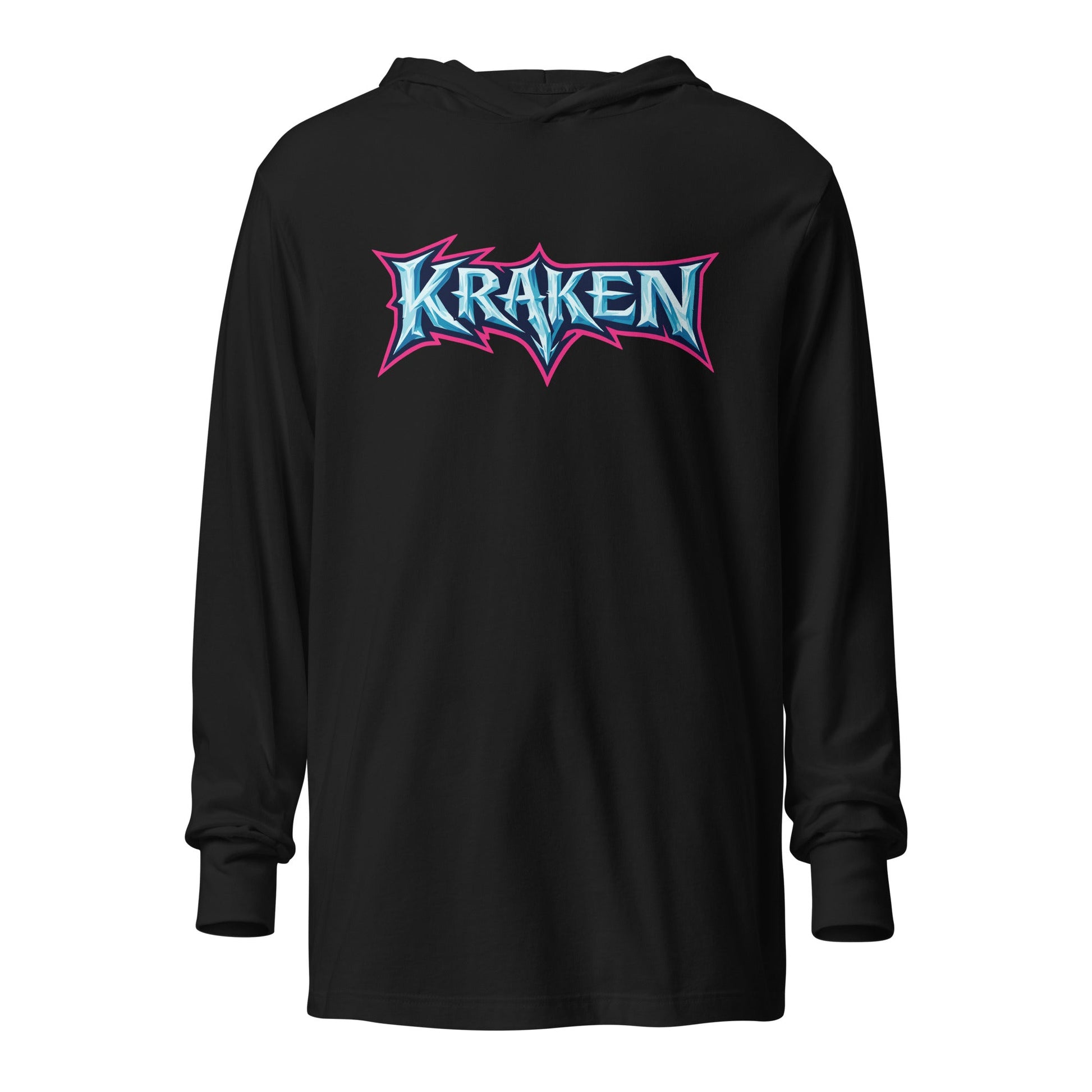 Performance | Hooded Long Sleeve T Shirt | Kraken Fastpitch | Script Logo