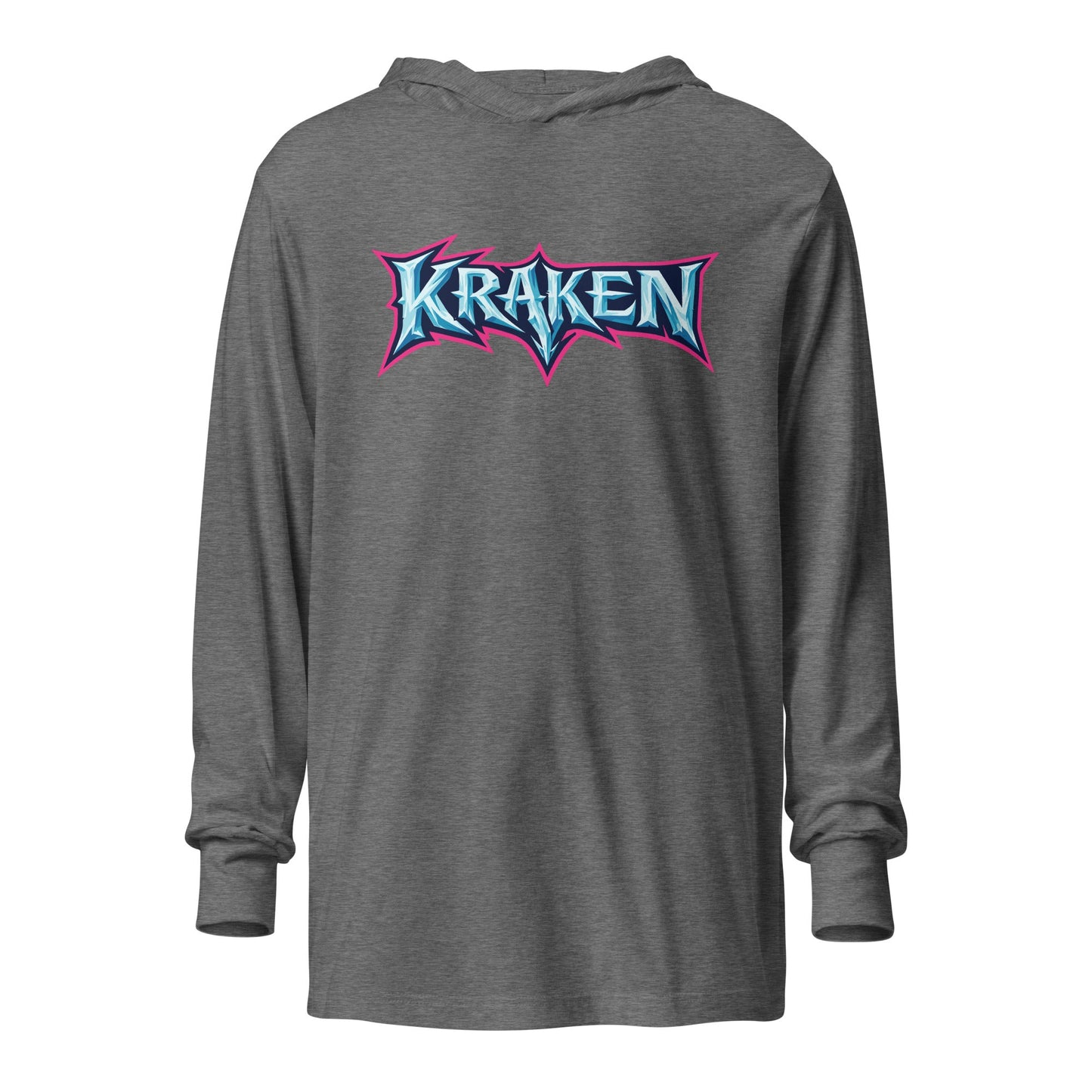 Performance | Hooded Long Sleeve T Shirt | Kraken Fastpitch | Script Logo
