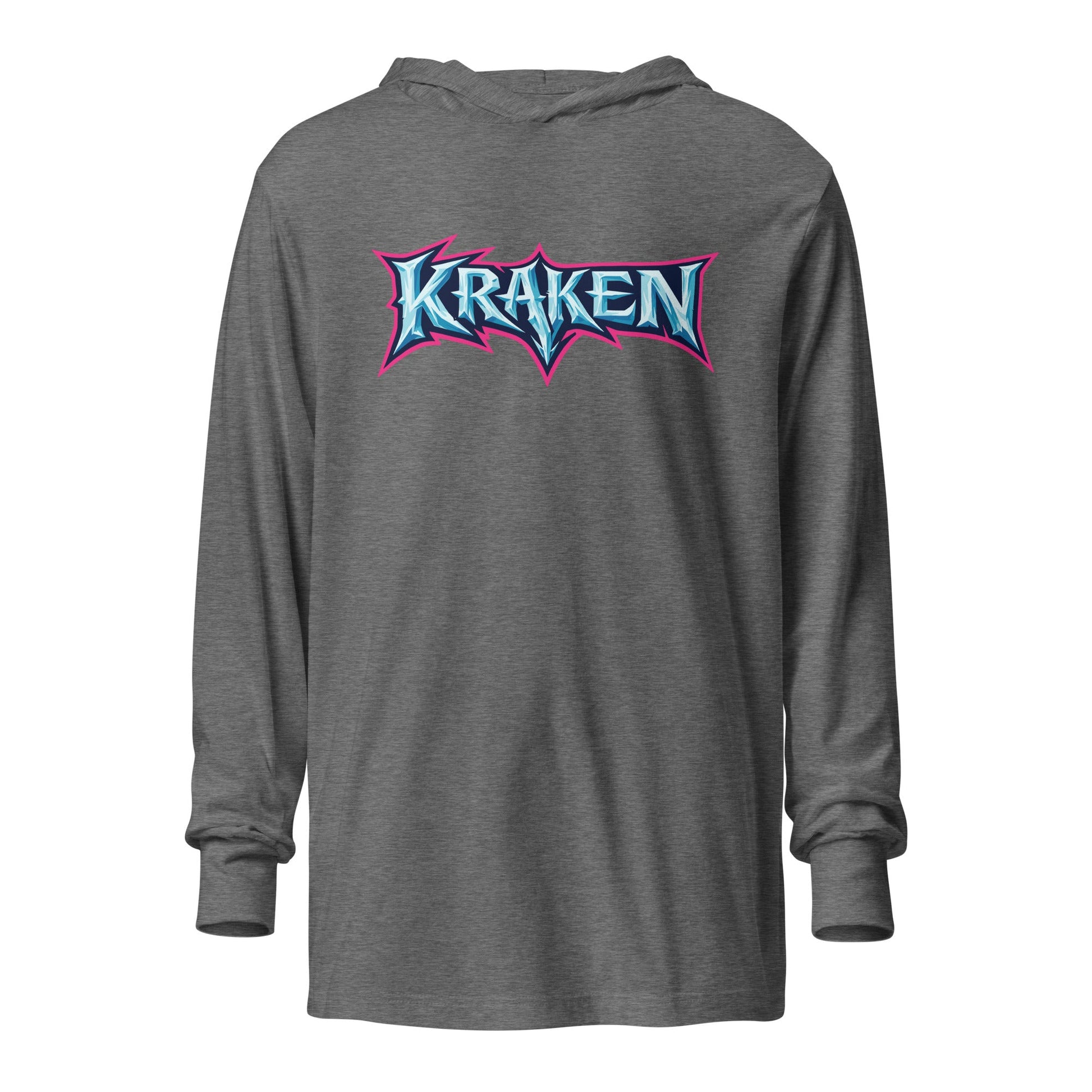 Performance | Hooded Long Sleeve T Shirt | Kraken Fastpitch | Script Logo