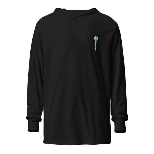 Performance | Hooded Long Sleeve T Shirt | Kraken Fastpitch | Trident Logo
