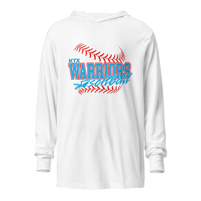 Performance | Hooded Long Sleeve T Shirt | KTX Warriors | Softball Logo
