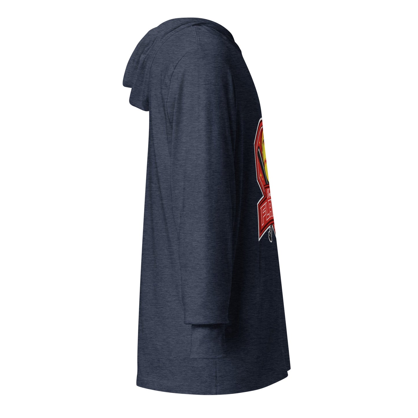 Performance | Hooded Long Sleeve T Shirt | KY Flames | Emblem Logo