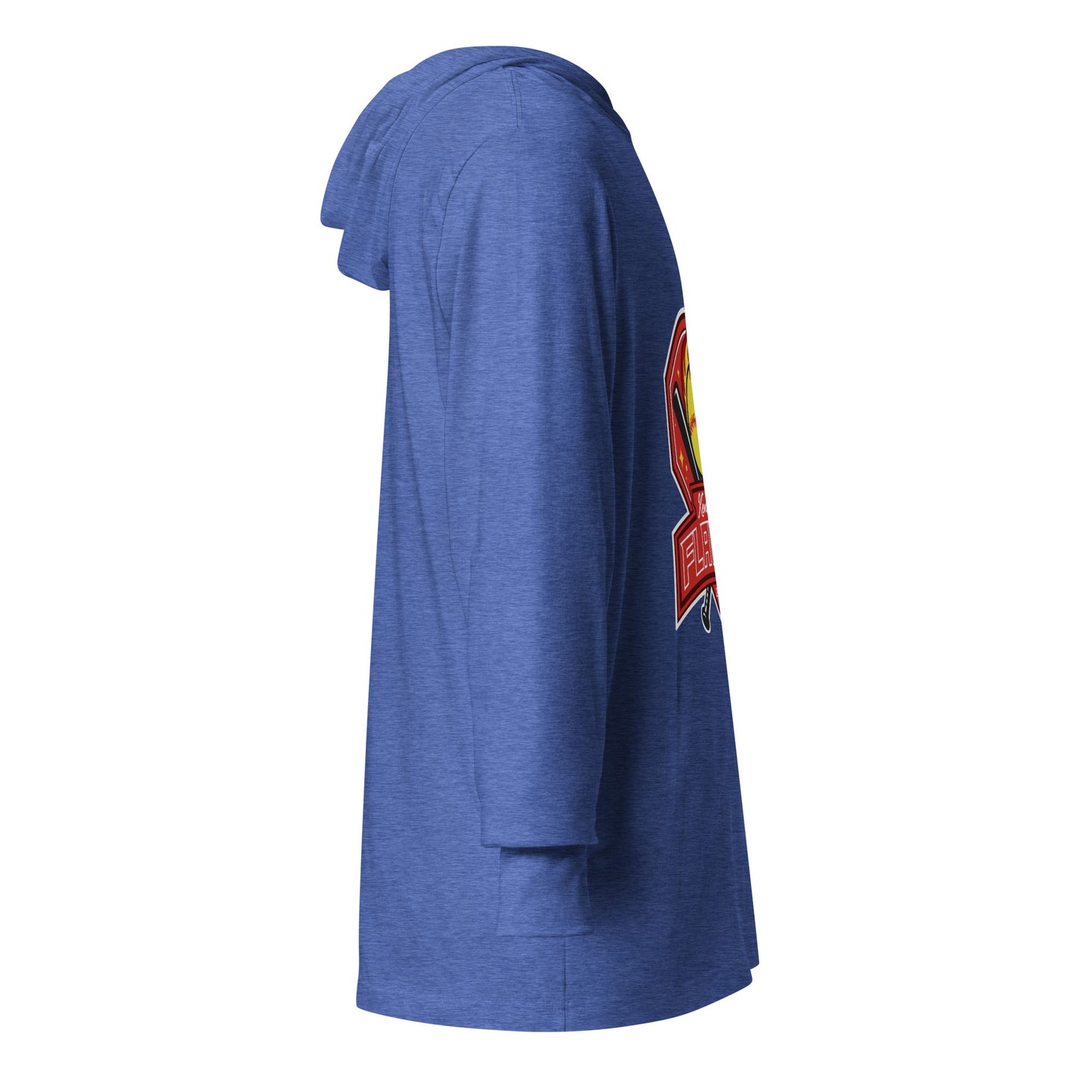 Performance | Hooded Long Sleeve T Shirt | KY Flames | Emblem Logo