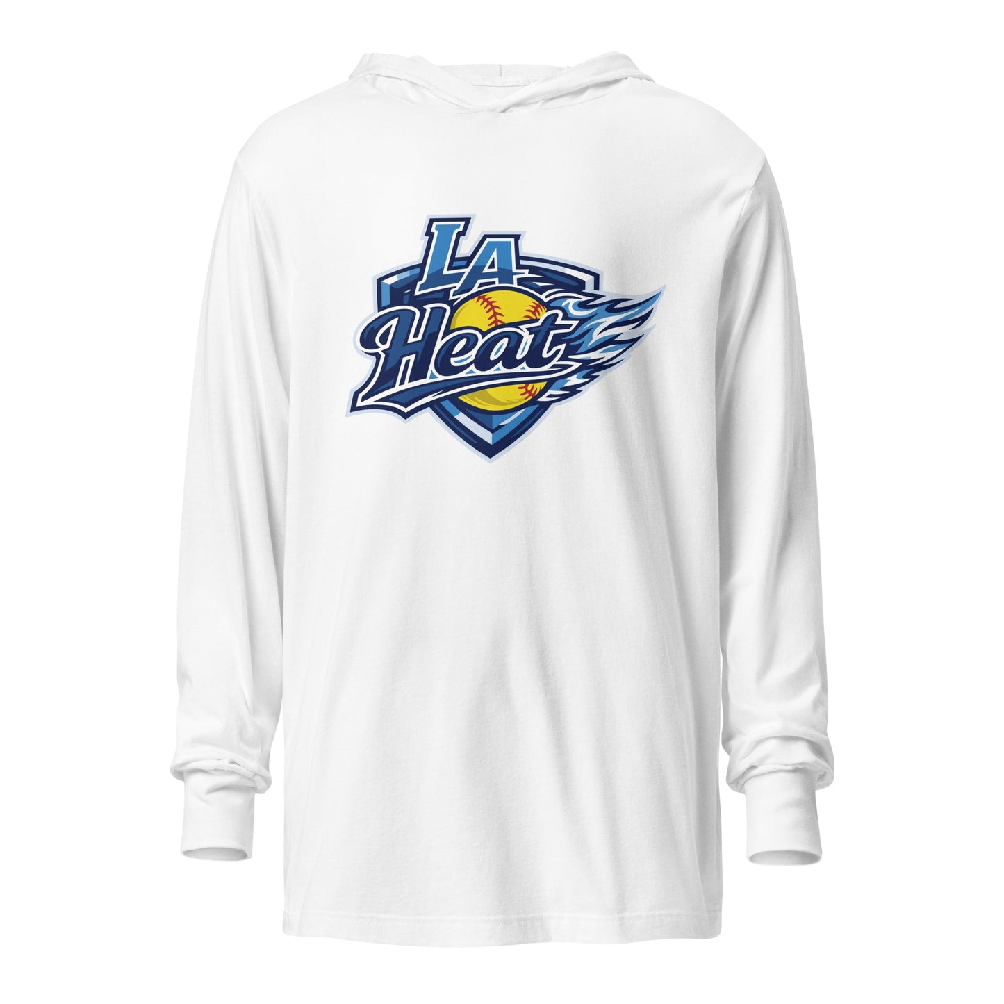 Performance | Hooded Long Sleeve T Shirt | LA Heat | Alt Logo