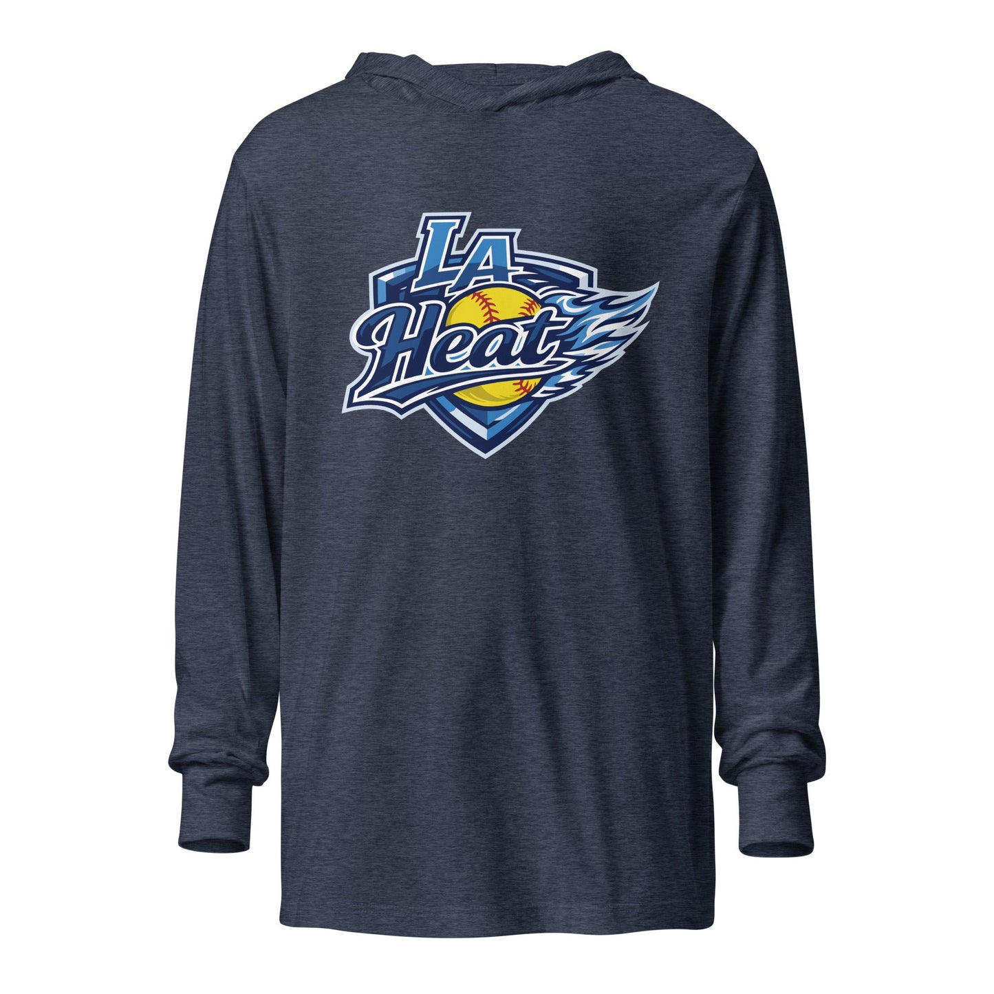 Performance | Hooded Long Sleeve T Shirt | LA Heat | Alt Logo