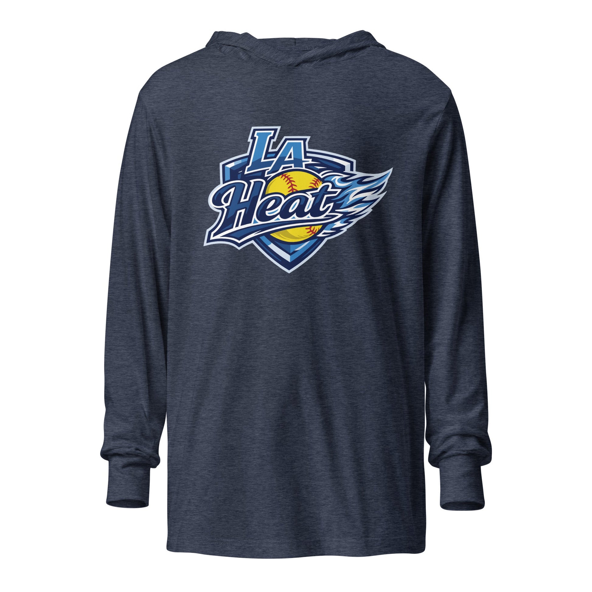 Performance | Hooded Long Sleeve T Shirt | LA Heat | Alt Logo