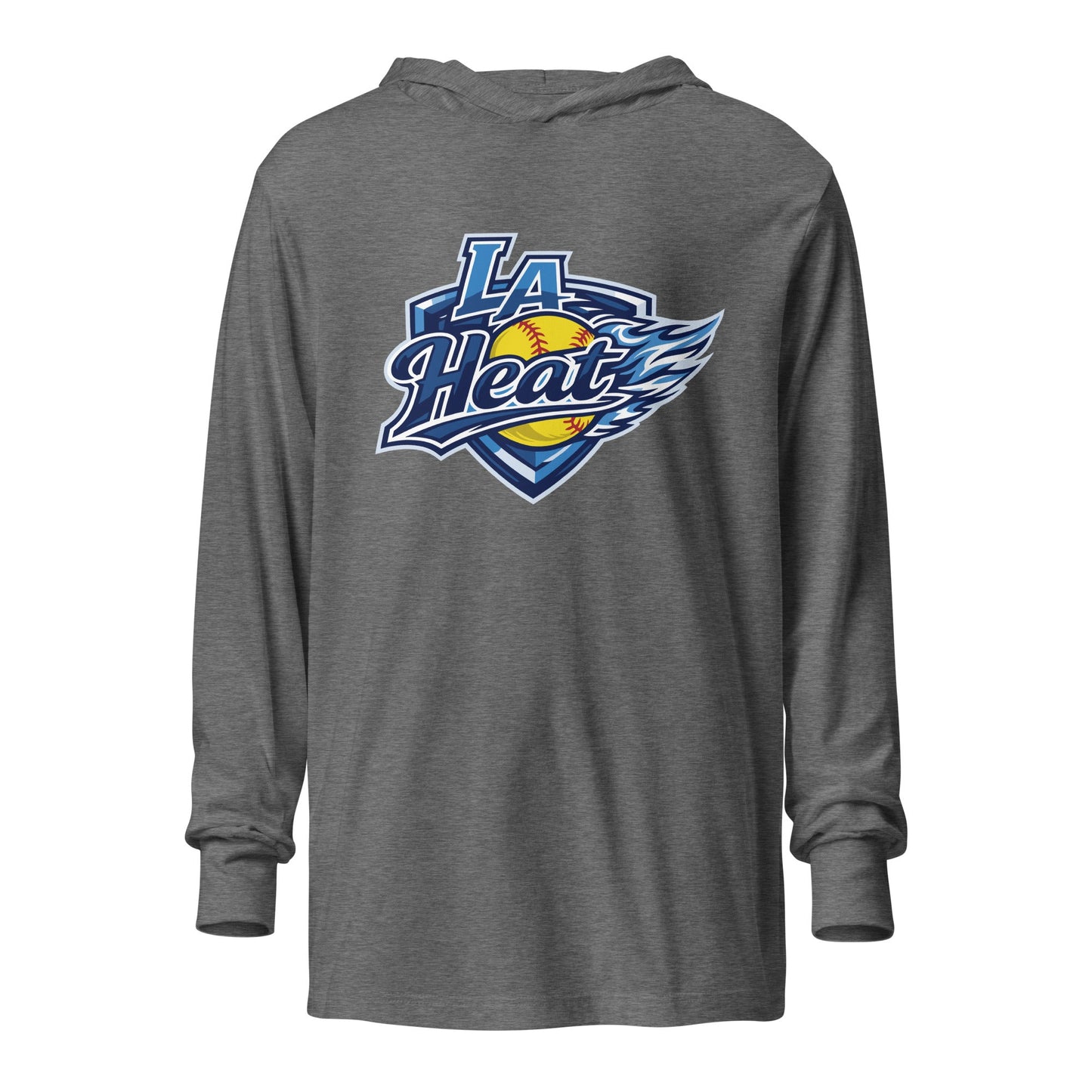 Performance | Hooded Long Sleeve T Shirt | LA Heat | Alt Logo