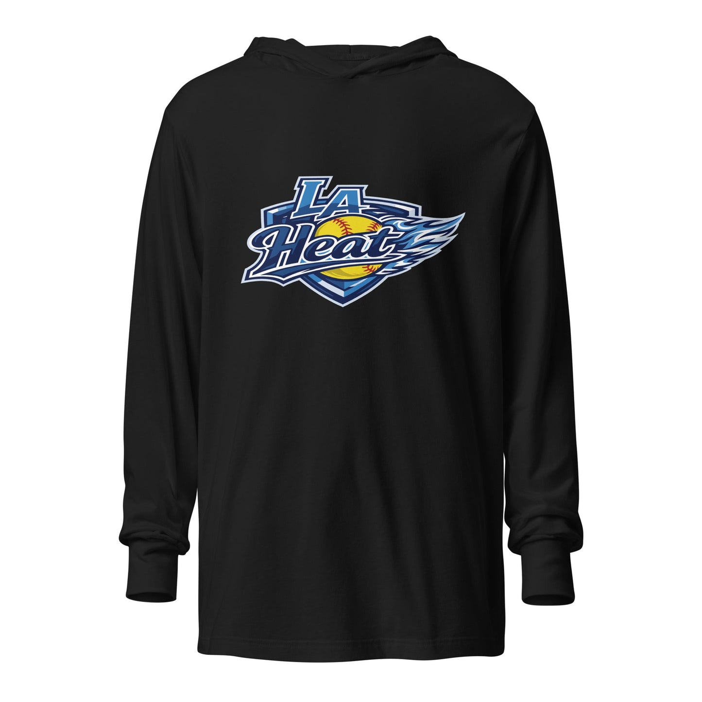 Performance | Hooded Long Sleeve T Shirt | LA Heat | Alt Logo