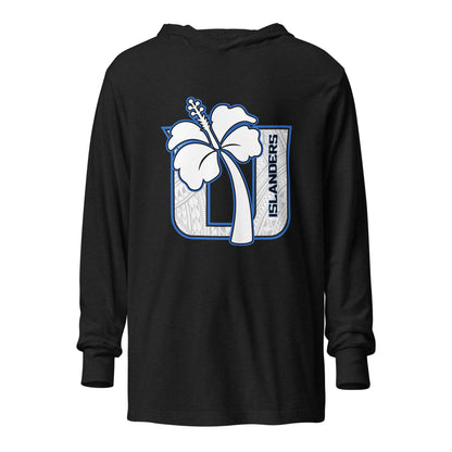 Performance | Hooded Long Sleeve T Shirt | Lady Islanders | Crest Logo