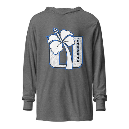 Performance | Hooded Long Sleeve T Shirt | Lady Islanders | Crest Logo