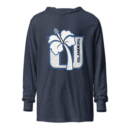 Performance | Hooded Long Sleeve T Shirt | Lady Islanders | Crest Logo