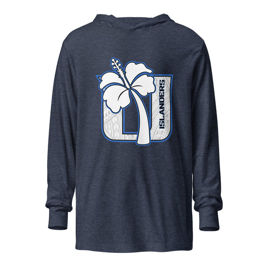 Performance | Hooded Long Sleeve T Shirt | Lady Islanders | Crest Logo
