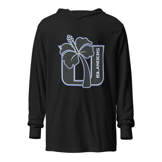 Performance | Hooded Long Sleeve T Shirt | Lady Islanders | Valor Logo