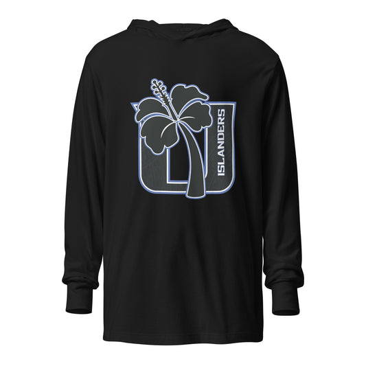 Performance | Hooded Long Sleeve T Shirt | Lady Islanders | Valor Logo