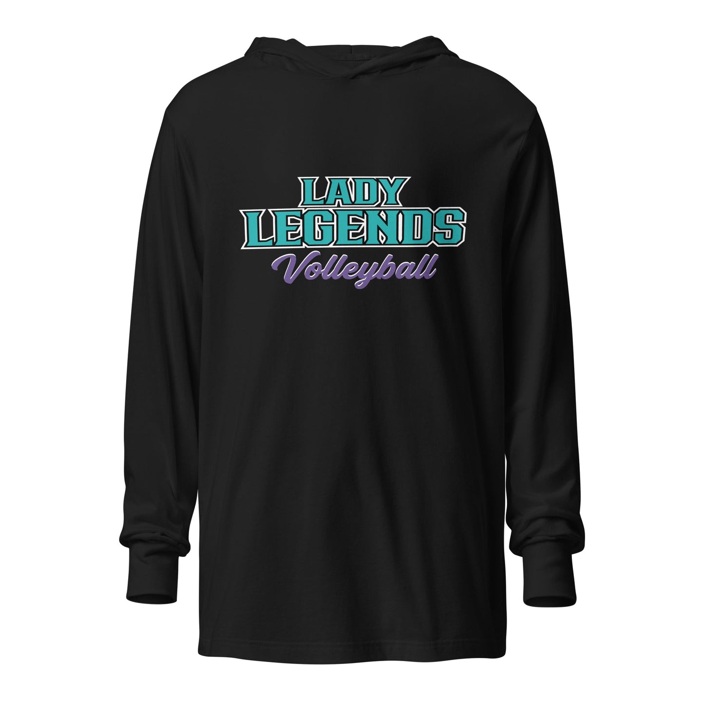 Performance | Hooded Long Sleeve T Shirt | Lady Legends Volleyball