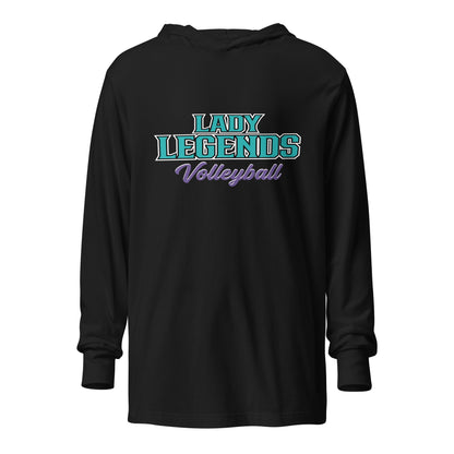 Performance | Hooded Long Sleeve T Shirt | Lady Legends Volleyball