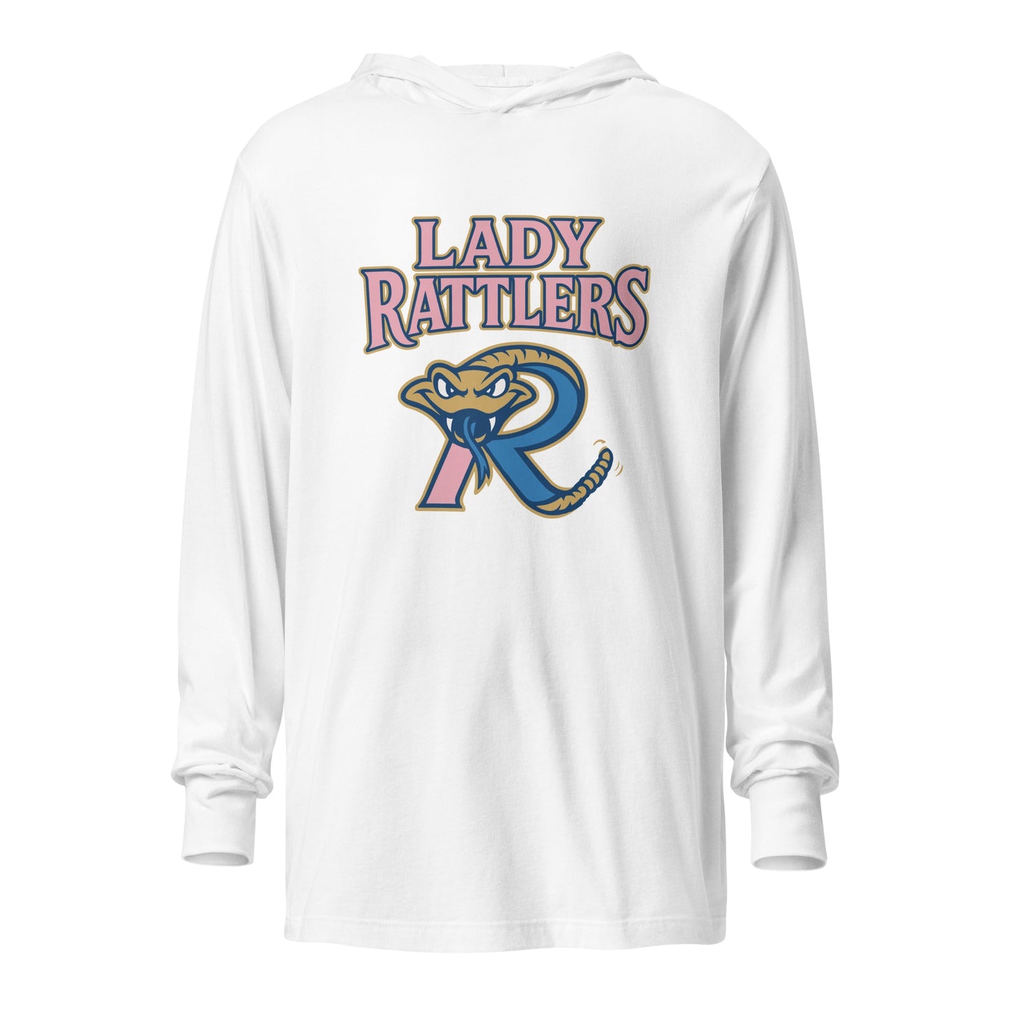 Performance | Hooded Long Sleeve T Shirt | Lady Rattlers | Rattlers Logo