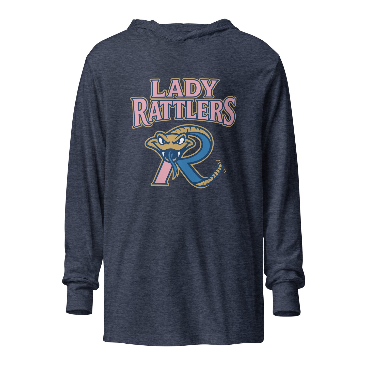 Performance | Hooded Long Sleeve T Shirt | Lady Rattlers | Rattlers Logo